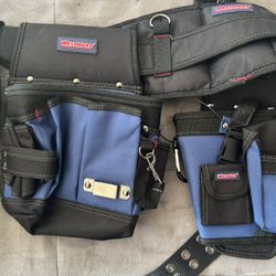 WESTWARD Tool Belt: 32 in to 54 in Waist Size, Pockets 13, Padded