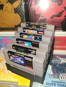 Super Nintendo Cartridge Holders