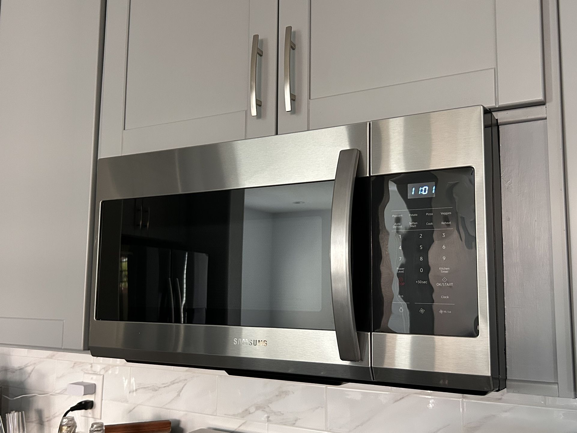 1.7 cu. ft. Over-the-Range Microwave in Stainless Steel, Like New!