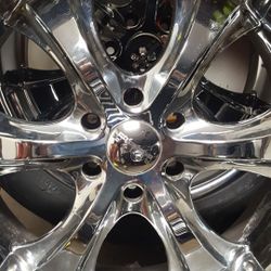Chevy Six lug akuza 22inch wheels 285 45 23. 6×5.5