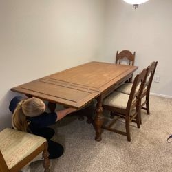 Dining Table W/6 Chairs 