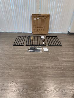 $30 #3200 (30” Tall X 29-66” Wide) Heavy Duty safety gate for baby toddler or dog / locking door