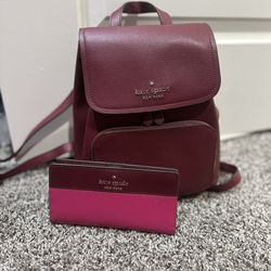 Kate Spade Backpack and Wallet