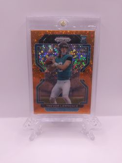 2021 Prizm Trevor Lawrence Orange Lasers