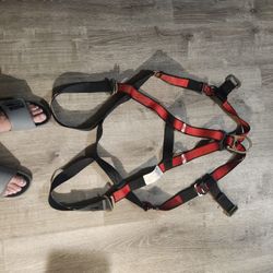 large full body d ring safety harness