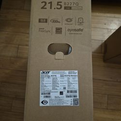 BRAND New - Set of 2 Acer B227Q FHD 21.5 in, 55cm monitors