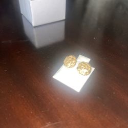 Gold Nugget Earrings