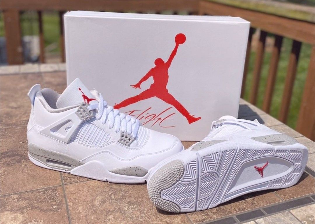 Jordan 4 Retro White Oreo 2021 GS π³ LIMITED TIME SALE