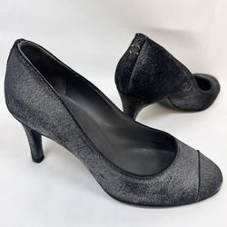 Chanel 110mm 'CC' Gradient Suede Pump Heels