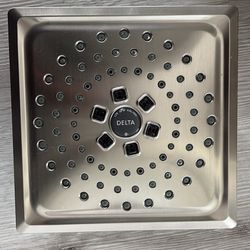 Delta Faucet 3-Spray H2Okinetic Shower Head brushed nickel