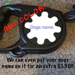 Retractable Dog Leash (Black) 1 FOR $7 OR 2 FOR $10