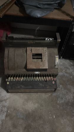 Antique cash register