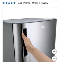 Refrigerator And Freezer LG 6.0 cu. ft. Single Door