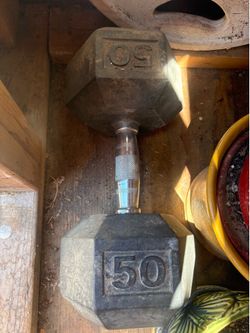 50 pound dumbbell