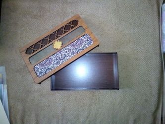 Empty Wooden Processed Material MDF Brand New Gorgeous Multiple Large Size Banknotes Holder Box