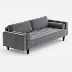 🔥 Brand New Modern Gray Sofa – Perfect for Small Spaces!