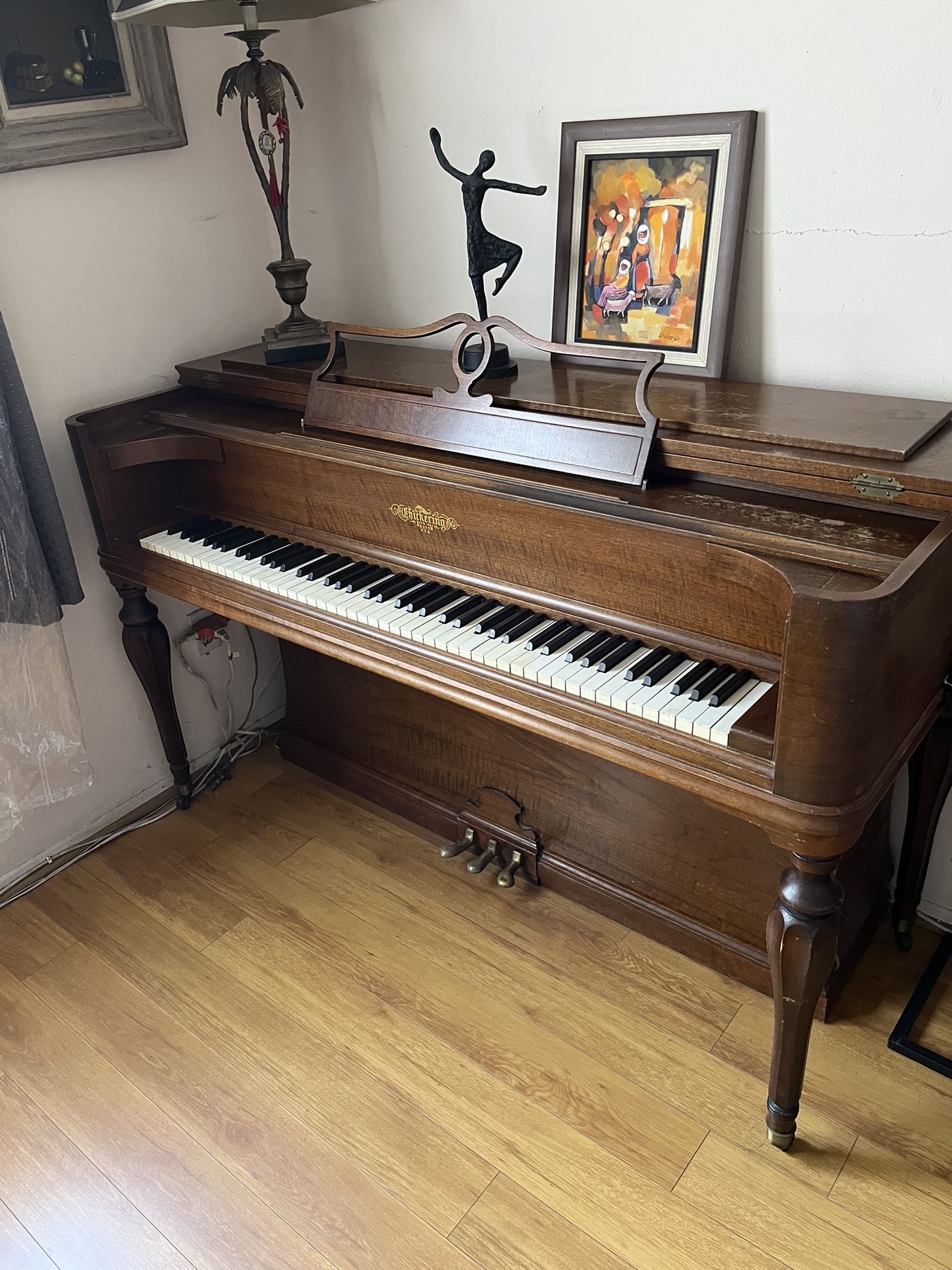Piano Wood Instrument In Excellent Condition. FREE