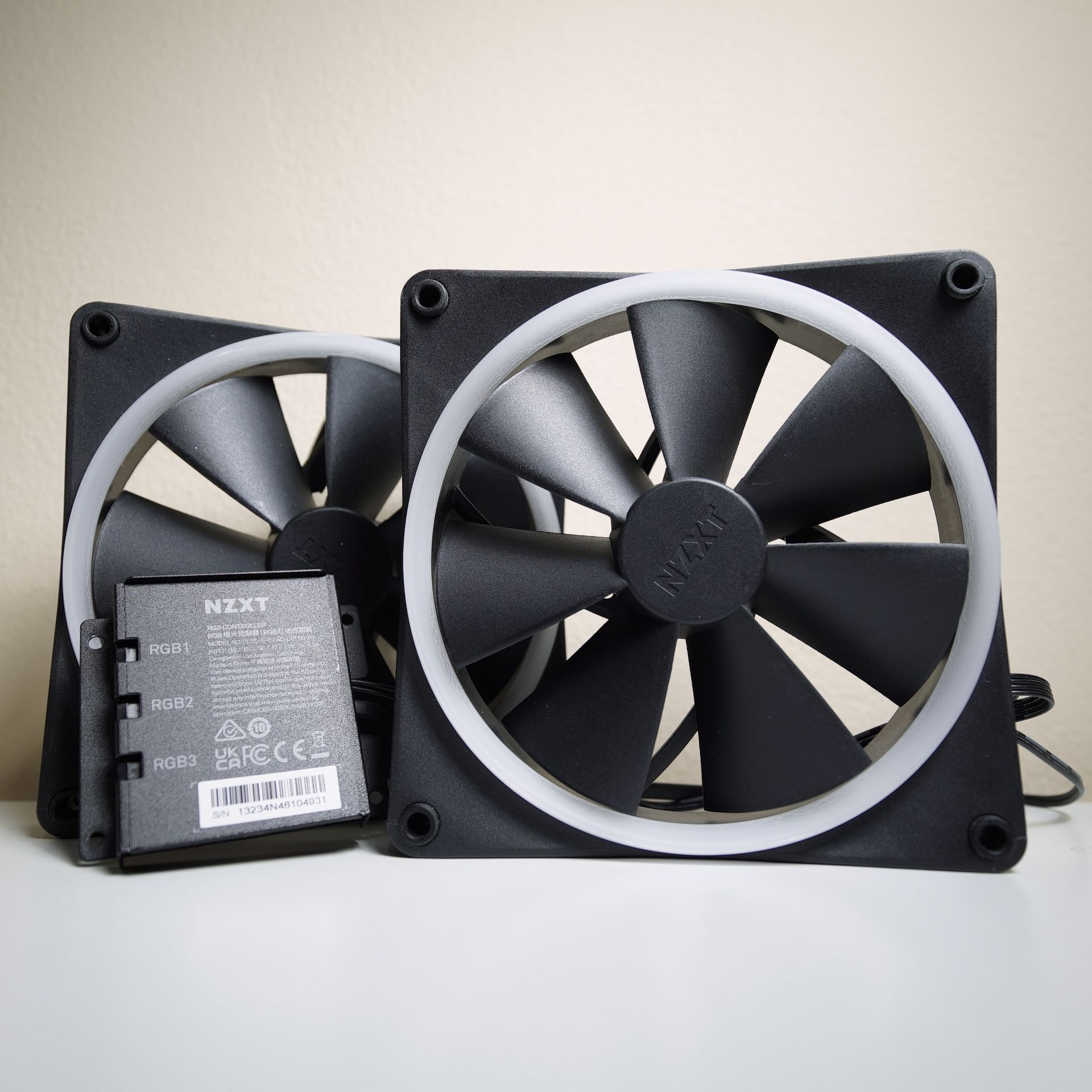 NZXT 140mm RGB Fans + RGB Controller