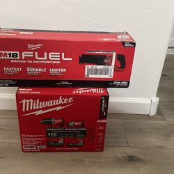 Milwaukee  Drill And Sawzall 