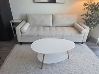 Beautiful Sofa that can turn into a bed lightly used