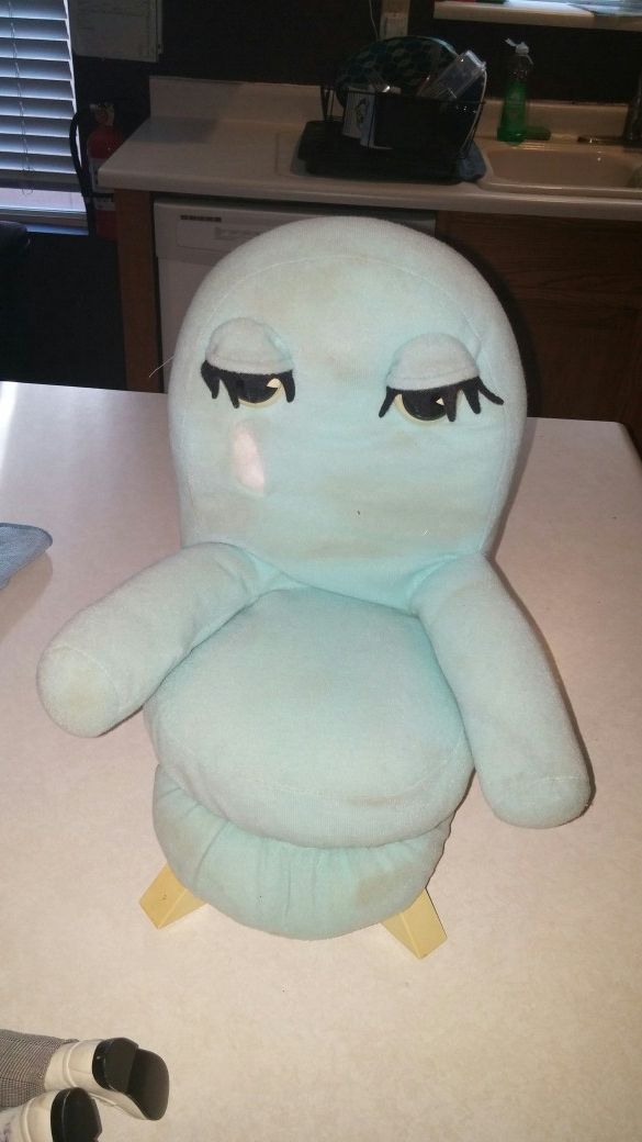 1987 PEE WEE'S PLAYHOUSE PEE WEE HERMAN DOLL RARE AND CHAIRRY PUPPET RARE