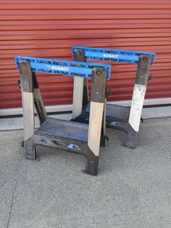 2 Kobalt 4-in-1 Work Top Saw Horses