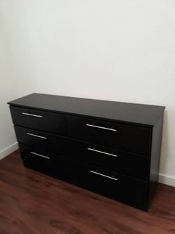 NEW 6 DRAWER DOUBLE DRESSER 😊 AVAILABLE IN BLACK, WHITE OR GREY COLOR