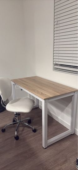 Desk and chair