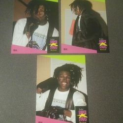 1991 ProSet Seal Sealhenry Samuel #124 Singer #126 Fanz Card #127 Cards Lot Dance Pop Musicards Superstars Vintage Collectible Pro Set