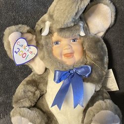 Vintage Cuddle Kids 2001 Aaron Elephant.