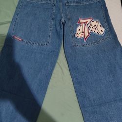 Vintage JNCO "Lucky 7 Dice" Jeans