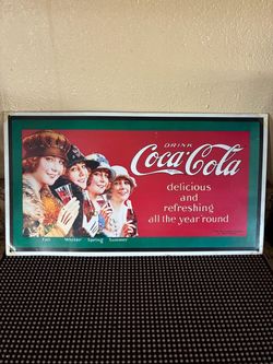 Vintage Coca-Cola metal sign