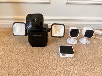 Blink camera + floodlight + 2 mini camera + sync model