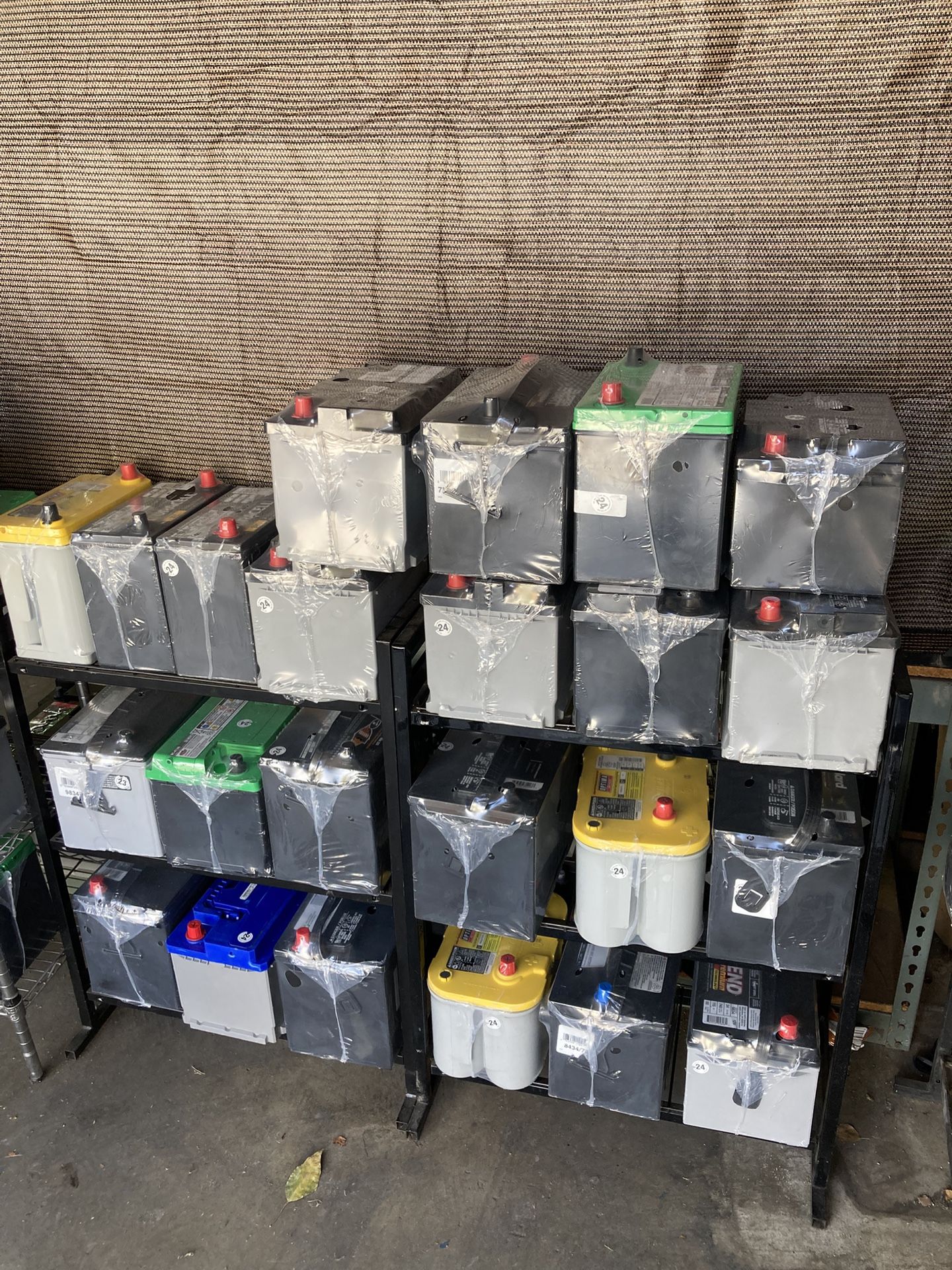 Car batteries