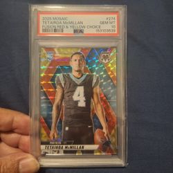 2025 Mosaic Tetairoa McMillan Rookie Card 