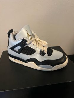 Platinum Gold Jordan 4s