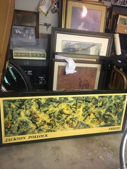 Jackson Pollock Frieze 59 In X 23 In