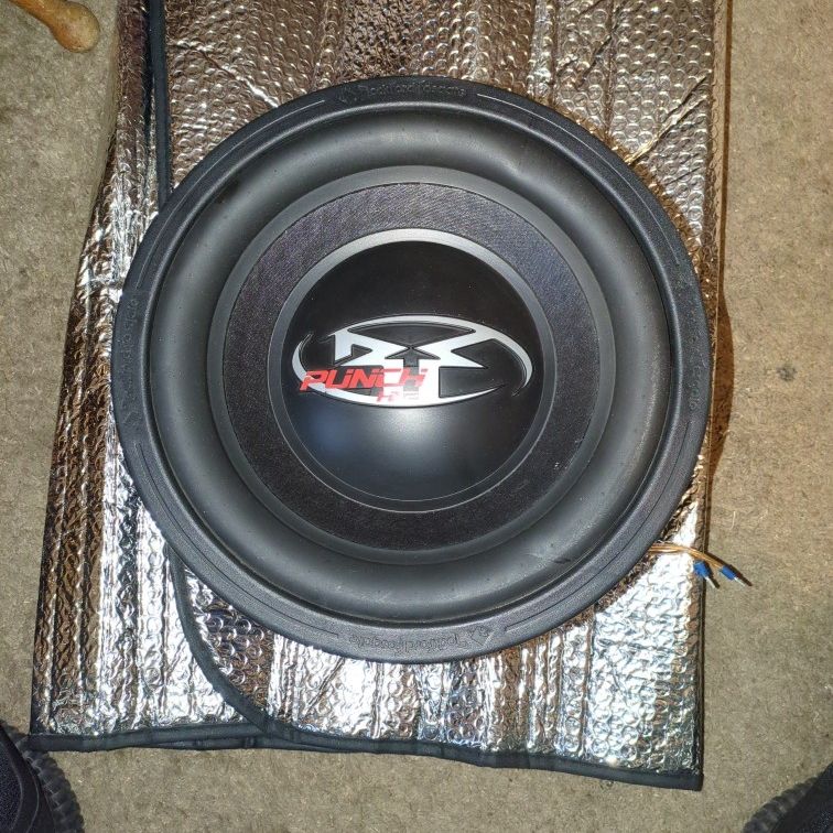  Pair Rockford Fosgate 12" H2, 1000w Subwoofers 4Ohm