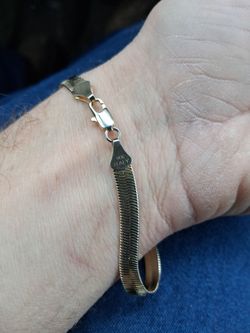 14K Italy Gold Herringbone