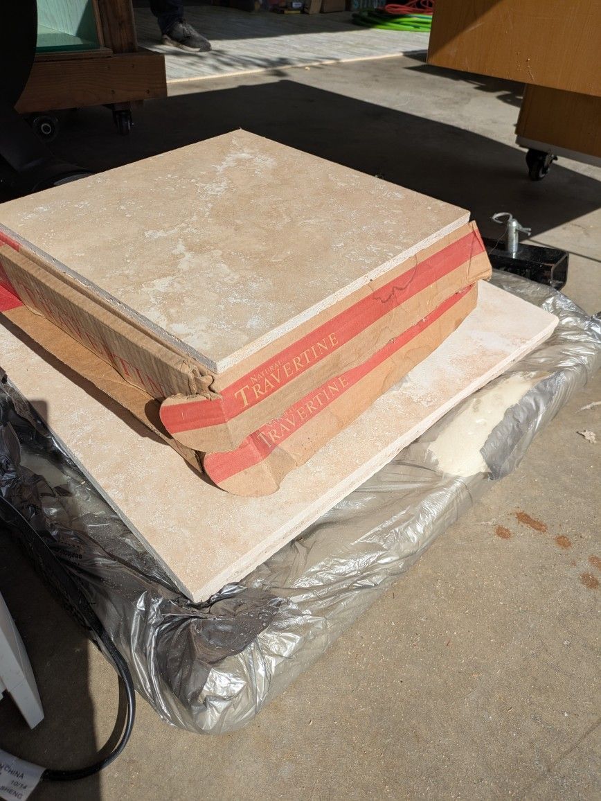 FREE Travertine Tile (13pc total)