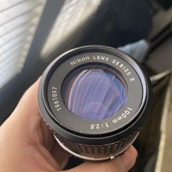 Nikon Series E 100mm f/2.8 