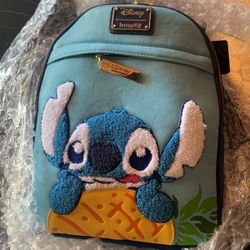 Disney stitch backpack combo with small Wallet