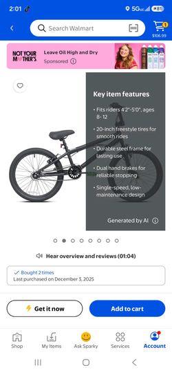 BMX Bicycle Unisex
