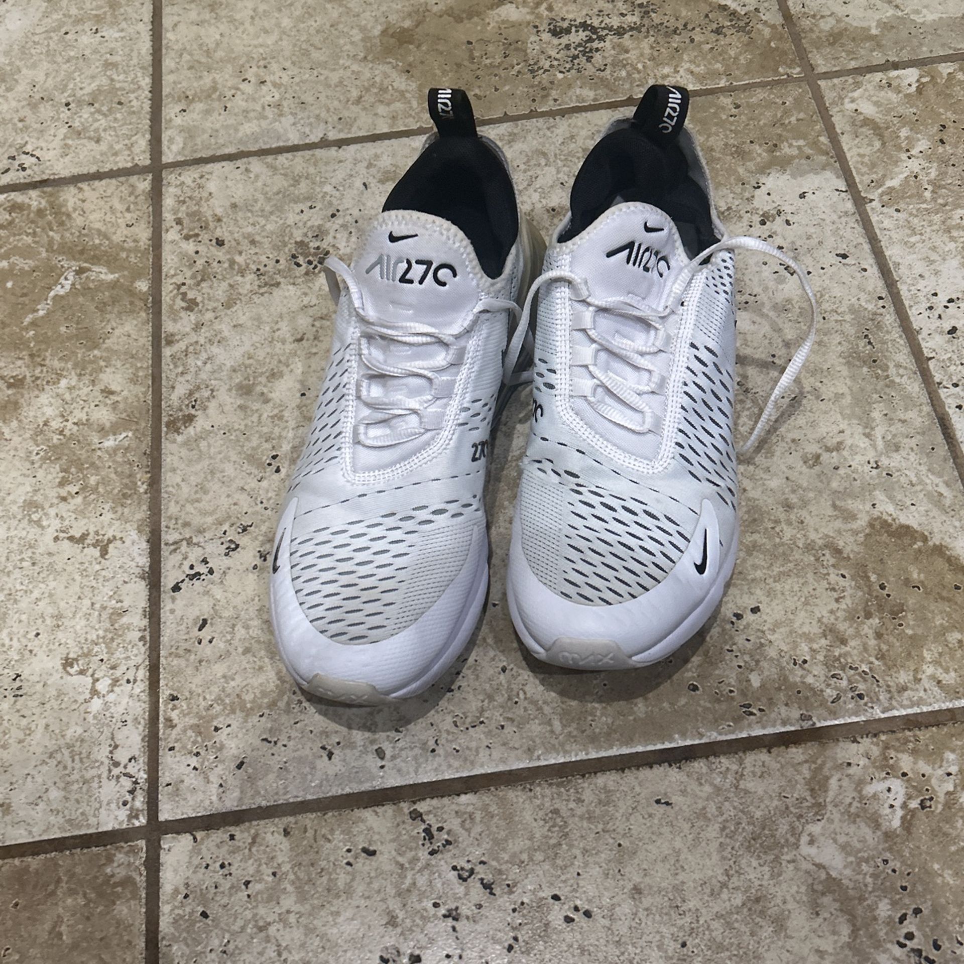 Nike Air Max 270 White Hardly Used Size Men