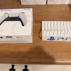 New PS5 Dualsense controller + PS5 10 game storage tray