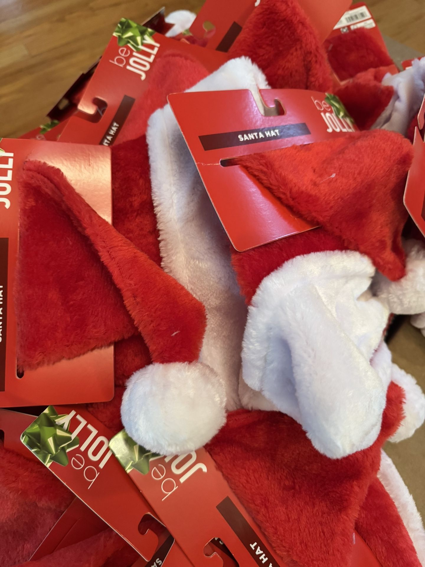 26 New Santa Hats Kids Size