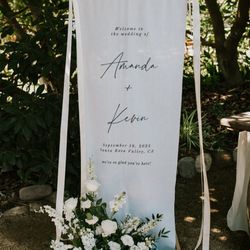 Wedding Welcome Sign