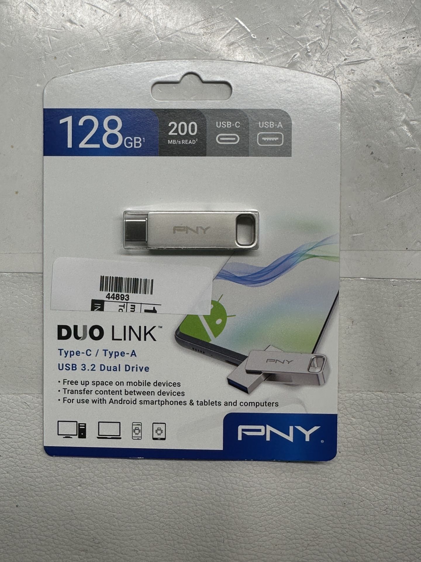 Tools Pny Type-c 128 Duo Link # 44893