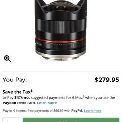 Rokinon Fisheye Lens