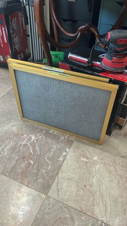 Aircare gold framed electrostatic air filter